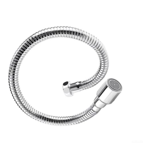 Zilimontt Rallonge de robinet en acier inoxydable avec aérateur rotatif à 360 degrés, adaptateur de robinet de cuisine flexible et pliable pour évier, salle de bain et maison (40)