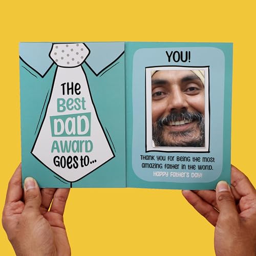 Image of Oye Happy - Father's Day Cards - Father's Day Gift - Gift for Dad (Mirror Card for Dad)
