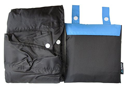 自転車 レインカバー 幼児座席用 前用 ブルー 34392