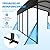 Praxatek Heavy Duty Metal Carport–12x20/13x20 FT Galvanized Steel Roof, All-Weather Outdoor Vehicle Shelter for Car, Truck, Boat, SUV, Black (13x20 FT)