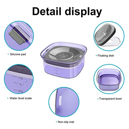 Rianpesn Acqua per cani, mangiatoia lenta per cani...