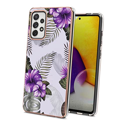 Coque de TPU floral UPKOCH lot de 3 protections élégantes à bords dorés