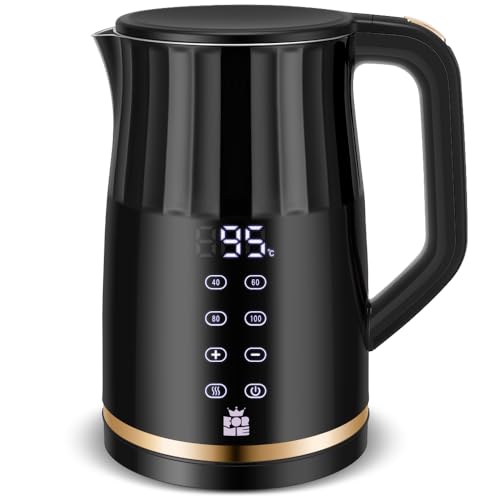 ForMe Edelstahl Wasserkocher 1,7 L mit Temperatureinstellung...