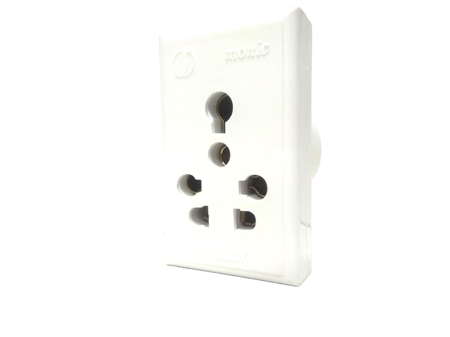 16 Amp Big Indian 3 Pin Multiplug Adapter with 3 Power Outlets Suitable for AC, Microwave, Geysers, EV, Travel | Fits only in 16A Power Plug Sockets | (Pack of 1)