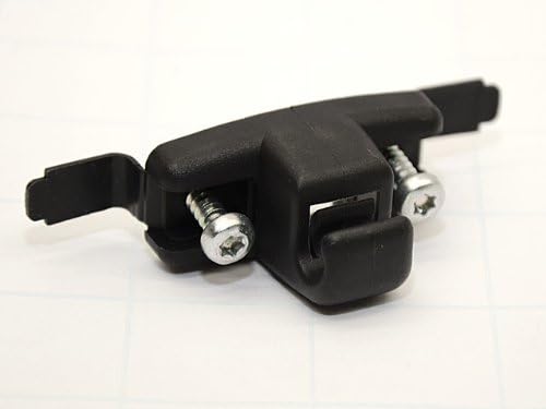 BMW e38 e39 Sun Visor Clip set (x2 clips) BLACK sunvisor bracket clamp e53 e65