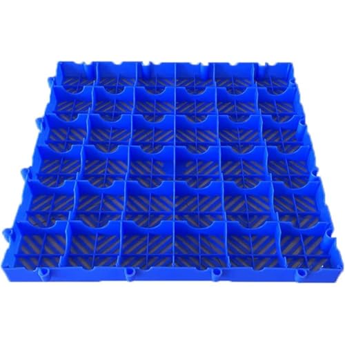 LXSEHN 2Stück Kunststoffpalette, 100x60x5cm Anti-Rutsch Stecksystem Leichtpalette, Waren Tafel Bodenplatten Wasserdurchlässig für Küche, Abstellräume, Balkon
