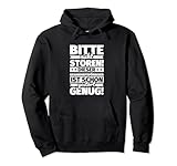 Gesundheitsförderer lustiger Spruch Pullover Hoodie