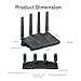 GL.iNet GL-BE6500 (Flint 3e) WiFi 7 Router, High-Speed WiFi Router for Wireless Internet w/VPN, 5 x 2.5G Ethernet Port for Fiber Optic Modem, Long Range Large Home, Business & Gaming Computer Routers