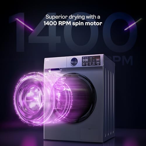 Image of Godrej 9 Kg 5 Star, 4 Years Comprehensive Warranty, AI Powered, Steam Wash, Pause The Cycle, Digi Inverter Fully Automatic Front Load Washing Machine (WFEON CEL 9014 IEBT SLSR, Silver Stream)