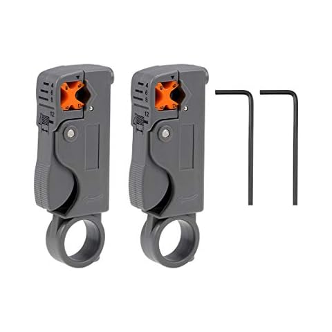 sourcing map Coaxial Cable Stripper Cutter Tool Cover