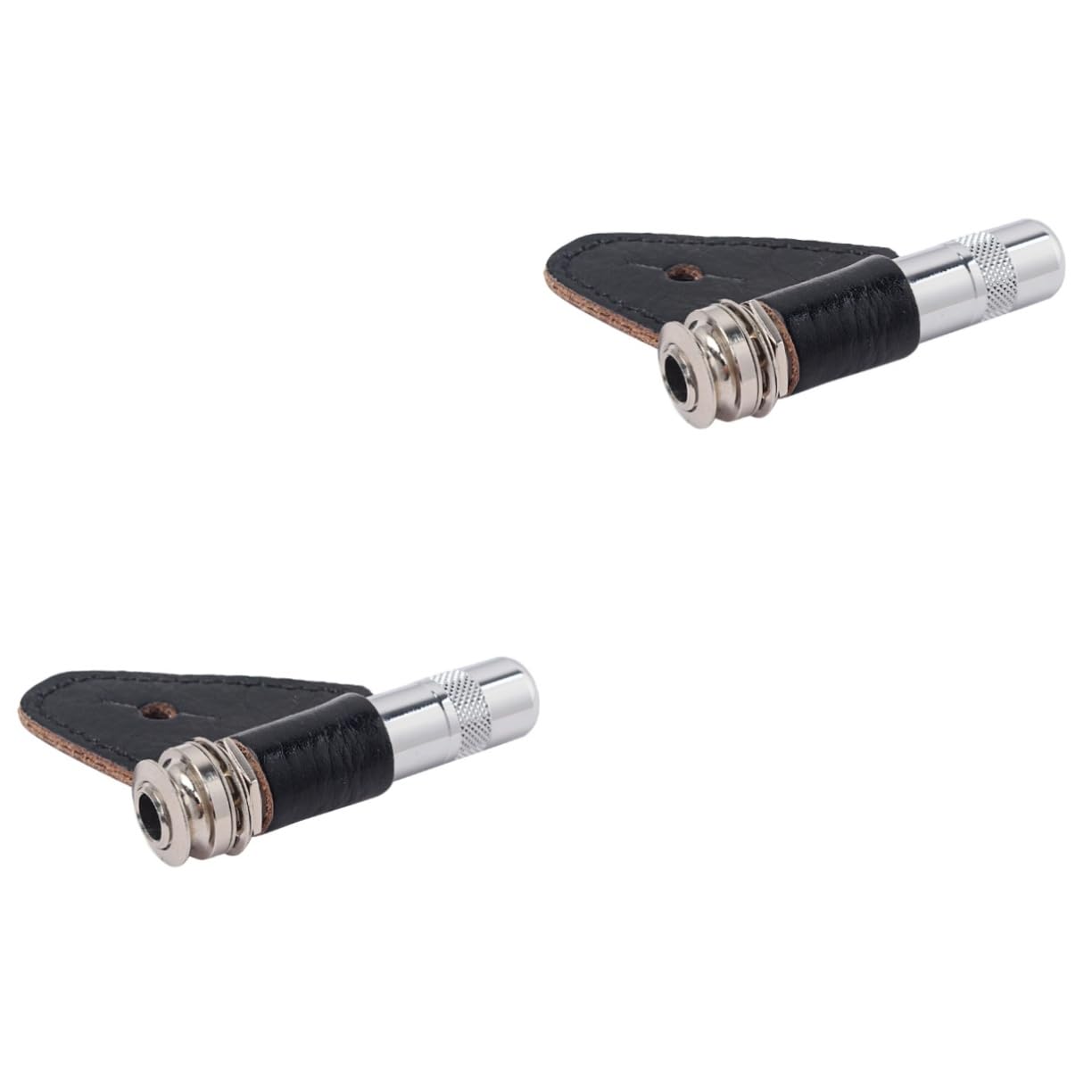 Abaodam 2 Sets Endpin Jack for Bass Guitar End Pin Jack Socket Acoustic Electric Guitar Accessory Copper Material