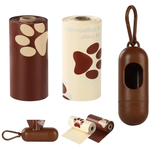 600 Sacchetti Portatili Per Escrementi Di Cane,Profumati, A Prova Di Perdite Per Cani Con Dispenser E Clip Sacchettini Per Cani, Raccogli Feci, Pet Bag