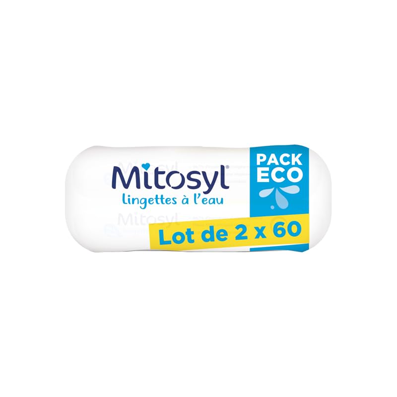 Mitosyl water wipes set of 2 x 60