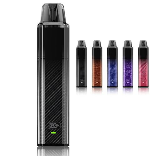 ZQ XTAL MINI 電子タバコ ベイプ VAPE POD スターターキット 本体 電子タバコ (ブラック)