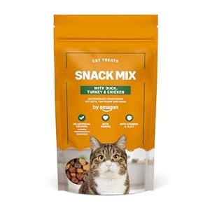 by Amazon – Friandises pour chats – Mélange de bouchées au canard, à la dinde et poulet, 70 g