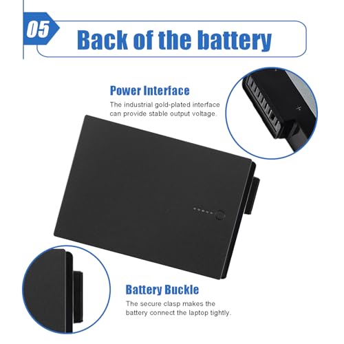 Image of 51Wh 7WNW1 Laptop Battery Compatible with Dell Latitude 5424 5420 7424 Rugged Extreme P85G P86G P137G001 P137G002 P85G001 P86G001 Series DMF8C 0DMF8C GK3D3 07WNW1 11.4V 4342mAh