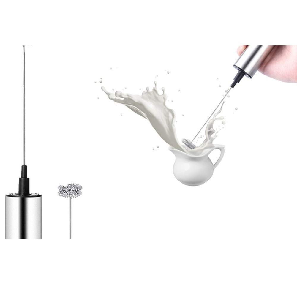 XTYPE Fouets à Lait électrique Fouet Lait Foamer Cuisine Batteur for Cappuccino café Fouet Boissons Blender avec Support