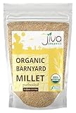 Jiva Organics Barnyard Millet 2 LB Bag | Whole Grain, Gluten-Free, Non-GMO | Protein & Fiber-Rich Superfood for Healthy Cooking