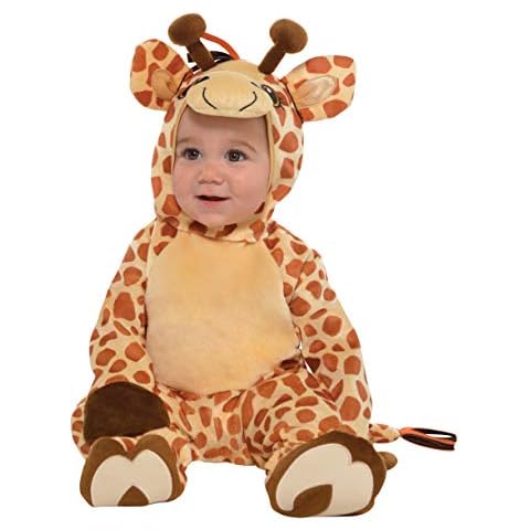 Amscan 9902078 - Babykostüm Junior Giraffe Cover
