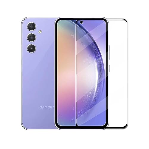 Glass for Samsung Galaxy A54 / Galaxy S23 FE Screen Protector Tempered Glass Guard Full Glue Edge-to-Edge Protector for Samsung Galaxy A54 5G / Galaxy S23 FE by Emodil ®