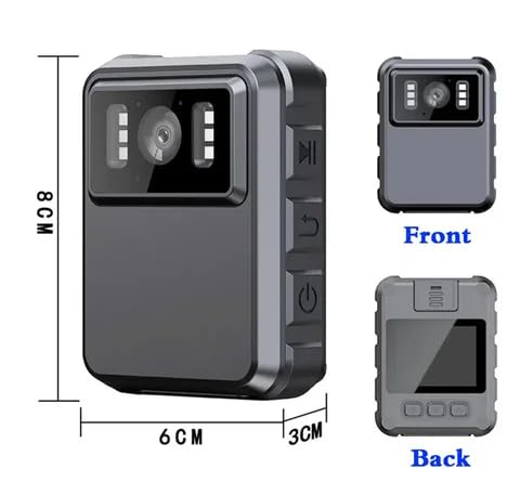 Image of smars 1080P WiFi Live-Streaming Wearable Mini Body Camera Portable Video Recorder with GPS Function for Security Guard Law Enforcement Body Worn Camera Recorder