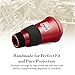 Denis Wick Euphonium Travel Mute, 5587 - Red Aluminum Practice Mute with Quiet, Free-Blowing Response, In-Bell Compact Design, Cork Damper, and Neoprene Pads - 5.75 x 5.75 x 12.75 Inches