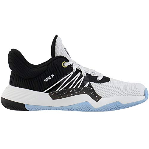 adidas D.O.N. Issue #1 Shoe - Kid's Basketball White/Core Black/Gold Metallic2