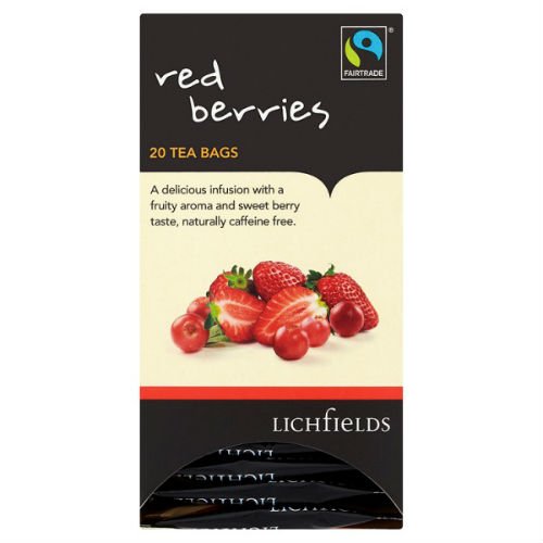 Té 20 saquitos sabor frutos rojos 40g