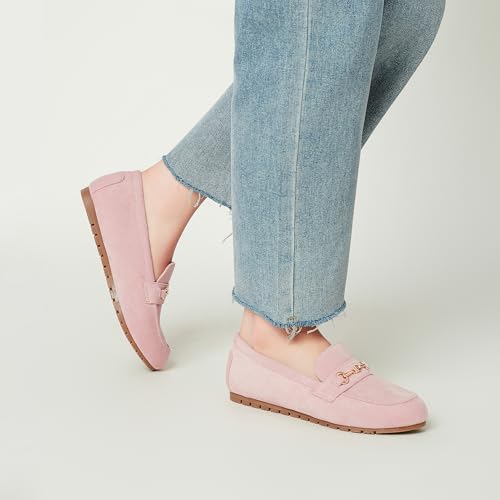 Image of BGSTGUDS Women's Wide Loafers Shoes Cute Dressy Shoes Ladies Comfort Slip Ons Work Shoes