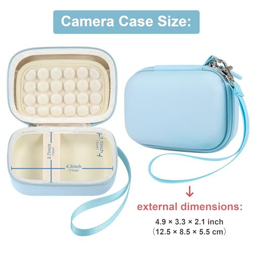 Funda rígida para cámara Leayjeen azul pequeña miniatura 2