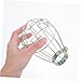 MAGICLULU 4sets 5pcs Metal Bulb Guard Clamp DIY Light Bulb Cage Cover Lamp Shade Holder Easy Install and Removal Industrial Style Protection for Home Lighting 5pcs*4
