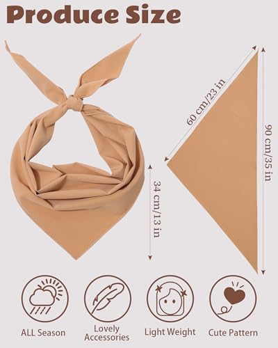 Molans 3Pcs Floral Head Scarf, Chiffon Hair Bandanas Kerchief, Vintage Boho Hair Scarf for Women Girls2