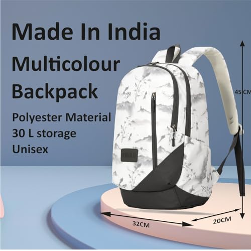 Image of Tinytot 26 Litre School Bag Water-Resistant Backpack - Unisex Large 18 Inches Multipurpose Travel Backpack for Boys & Girls, Men & Women- Ideal for College and School and office Use
