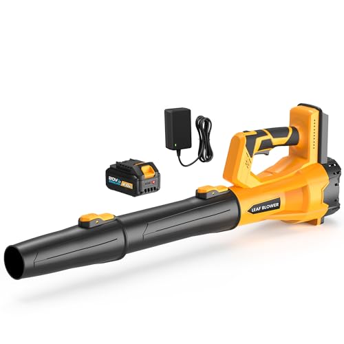 Steelite Powerful Electric 6 Speed Leaf Blower with 4.0Ah Battery and Charger