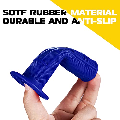 Image of 7 /8'' ATV Grips Universal Handlebar Grips Soft Rubber Motorcycle Grip for ATV Polaris Thumb Throttle Kid Youth 4 Wheeler Quad 400ex