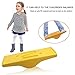 HERCHR Balance Board, Plastic Balance Seesaw Board Sensory Integration Training Kids Childhood Toys PE Balance Training Board for Kids Children(Yellow)