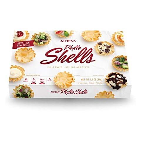 Athens Foods Mini Fillo Dough Shells 15 Per Box (3 Boxes) Cover