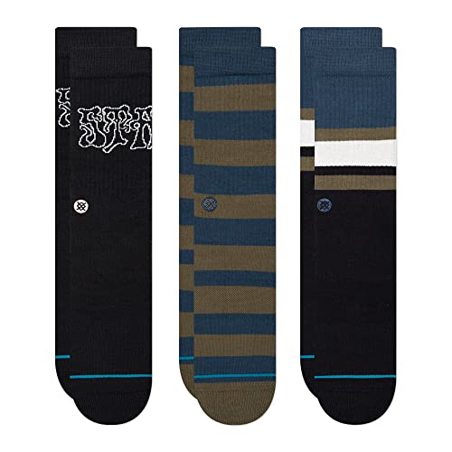 Lot de 3 paires de chaussettes Stance Booster noir Medium pour homme et femme