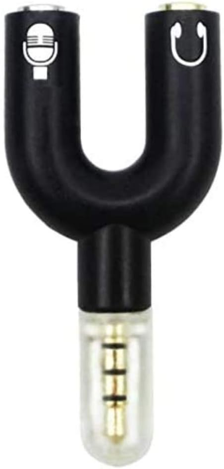 Amazon.com: ELKYNSAR 3.5mm Jack Adapter for PC Headset PS4 PS3 Xbox ...