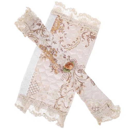 NUOBESTY Copri Maniglia Per Frigorifero Morbido, Set Da Di Coprimaniglie Decorate in Pizzo, Protezione Termica Per Maniglie Porte Doppie Frigorifero, Accessorio Lavabile e Riutilizzabile Per Cucina