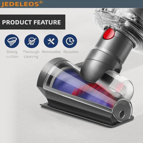 JEDELEOS Quick-Release Motorhead Cleaner Brush for Dyson V6 V7 V8 V10 V11 V15 SV10 SV11 SV12 SV14 Vacuum Cleaner - Image 3