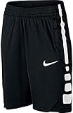 Nike Boy's Dry Basketball Shorts (Black/White, Medium)