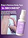 MOEFLAVOR Jiggle Defender Body Tape Prep and Remover Spray – Skin Prep and Adhesive Remover for Sensitive Skin – Gentle Formula for Cosplay and Fashion Use – 1.69 oz (50 ml)