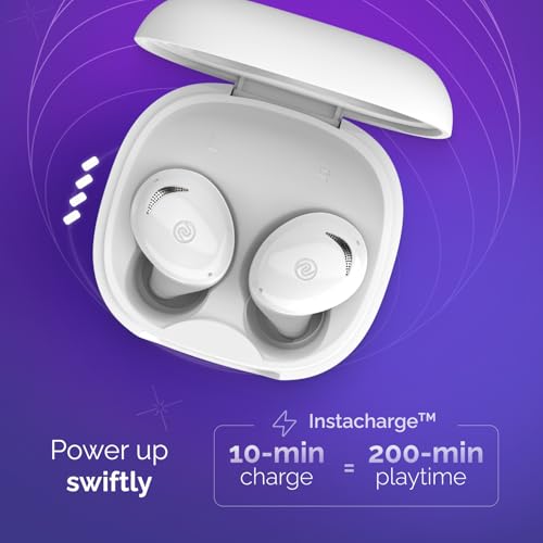 Image of Noise Buds Trance in-Ear Truly Wireless Earbuds with 45H of Playtime, Low Latency(up to 40 ms), Instacharge(10 min=200 min), BT v5.3(Snow White)
