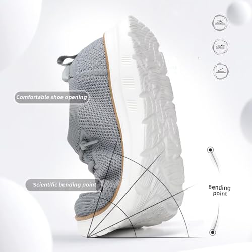 Image of Mens Boat Loafers Slip-on Casual Mesh Walking Shoes Business Oxfords Sneakers Work Lightweight Comfortable Soft Sole