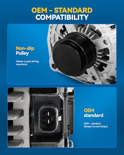 Image of PHILTOP New Alternator 14009N Compatible for 2014-2018 Silverado 1500 | 170A Alternator for 2014-2018 Silverado 1500, 2014-2018 Sierra 1500,2015-2019 Tahoe, 2015-2019 Yukon,15-18 Suburban, Yukon XL