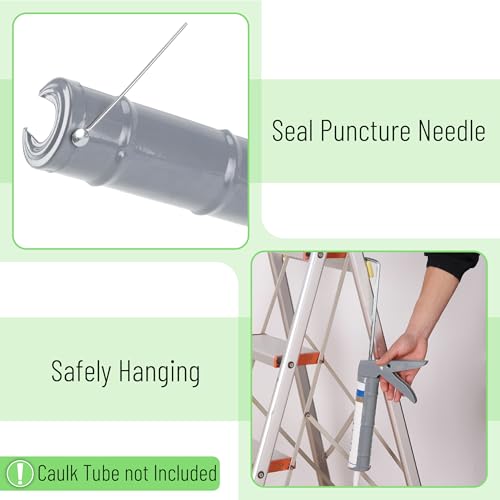 Image of Bates- Caulking Silicone Gun, 10:1 Thrust Ratio, Hand Caulking Guns, No Drip