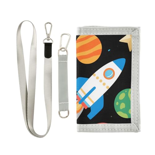 Boys Trifold Outdoor Sports Wallet for Kids Wallets Credit ID Card Slim Small