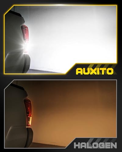 Image of AUXITO 921 912 LED Bulb Reverse Light, 600% Brighter CANBUS Error Free 912 921 led backup light bulbs, Super Bright T15 906 922 W16W LED Bulb for Back Up Tail Light, Pack of 2