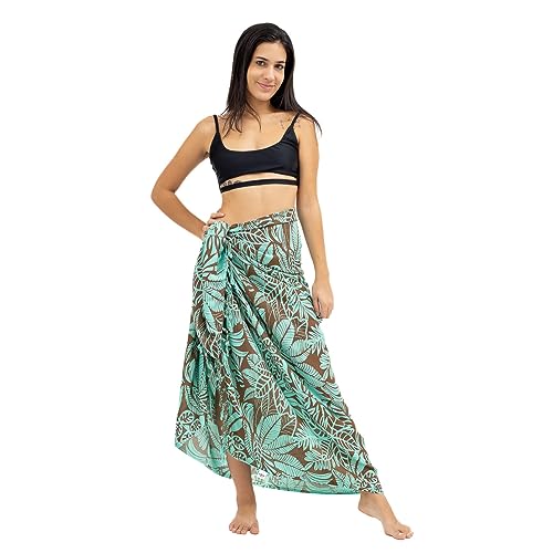 Canga de Praia Viscose Floral Tosca